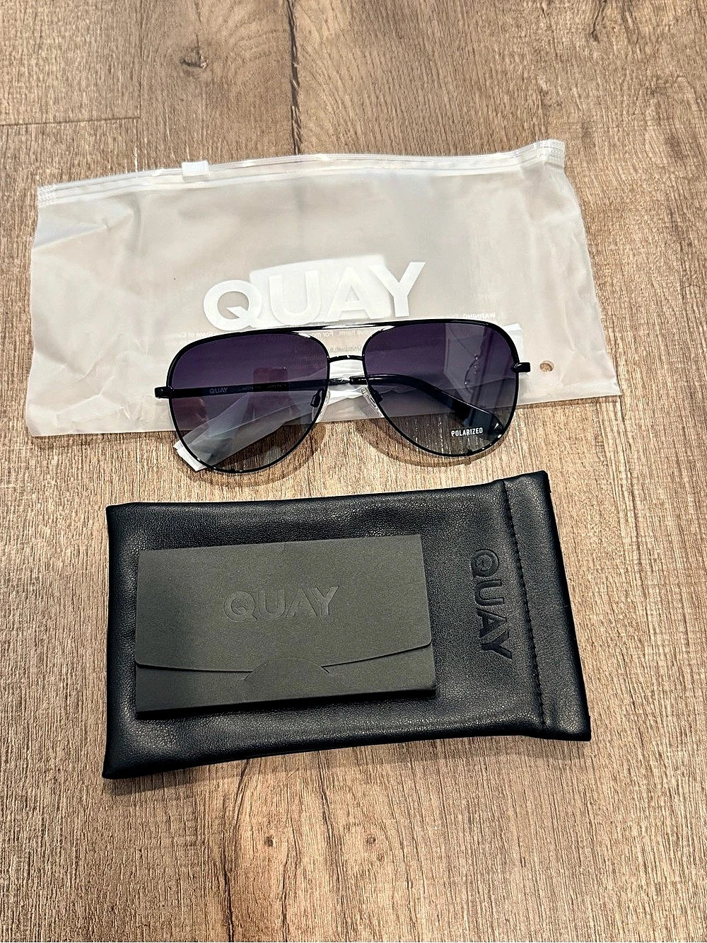 QUAY High Key Fade Polarized Sunglasses - NEW